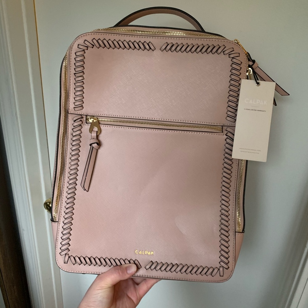 Calpak kaya backpack blush NWT